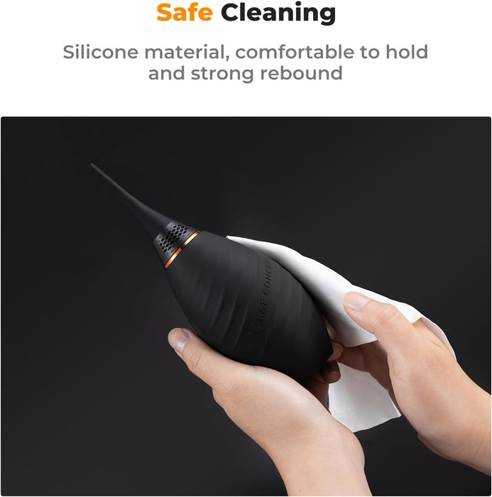 K&F CONCEPT Professional Cleaning Air Blower w/ Long & Short Nozzles