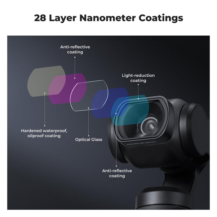 K&F CONCEPT 10x Magnification Macro Lens for DJI Pocket 3 & 4