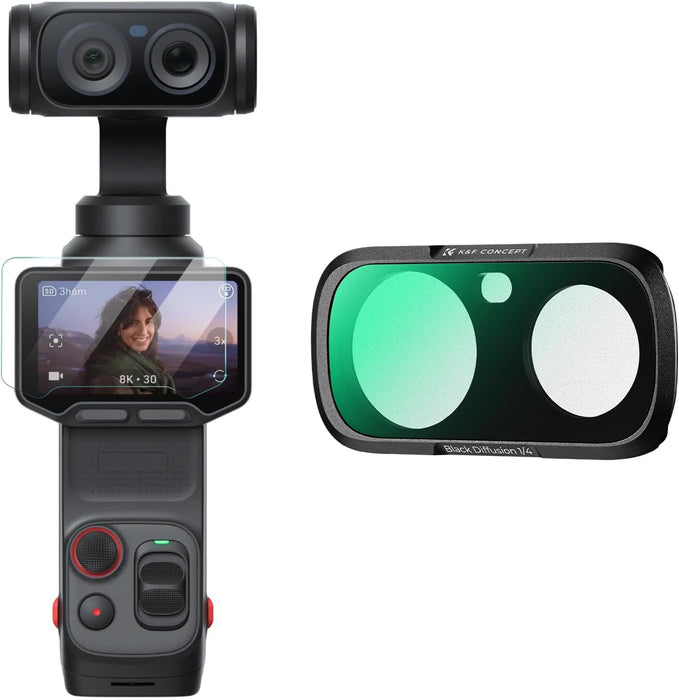 K&F CONCEPT Black Diffusion 1/4 Filter for Insta360 Luna Ultra