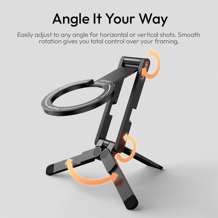 ULANZI MA60 Foldable Magnetic Phone Tripod (Black)