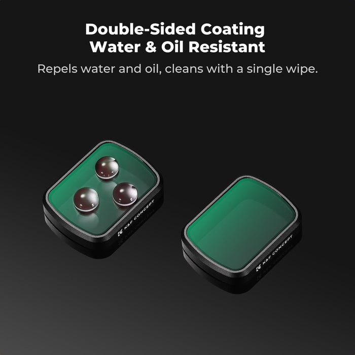 K&F CONCEPT Black Mist 1/4 + Wide-Angle Lens Filter & Lens Set for DJI Osmo Pocket 3/ 4
