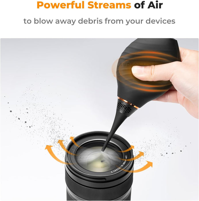 K&F CONCEPT Professional Cleaning Air Blower w/ Long & Short Nozzles