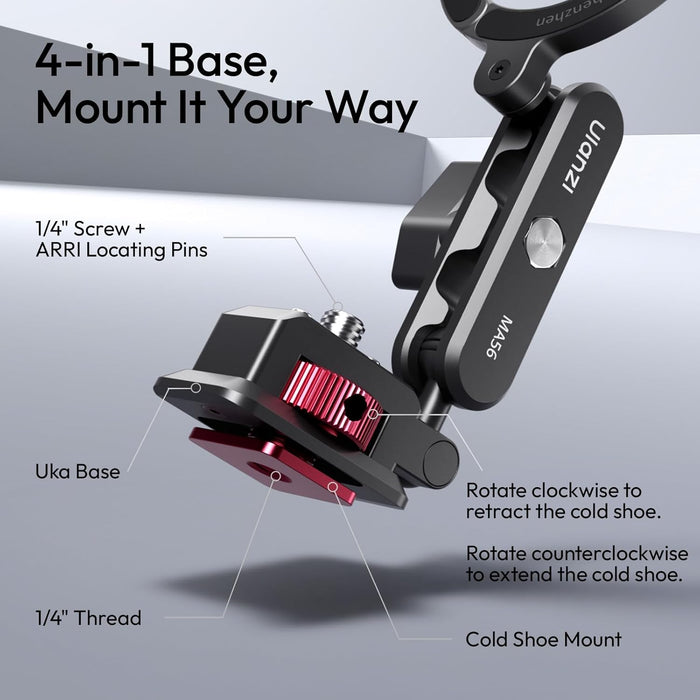 ULANZI MA56 4-in-1 Phone Clamp Mount - Magnetic Version
