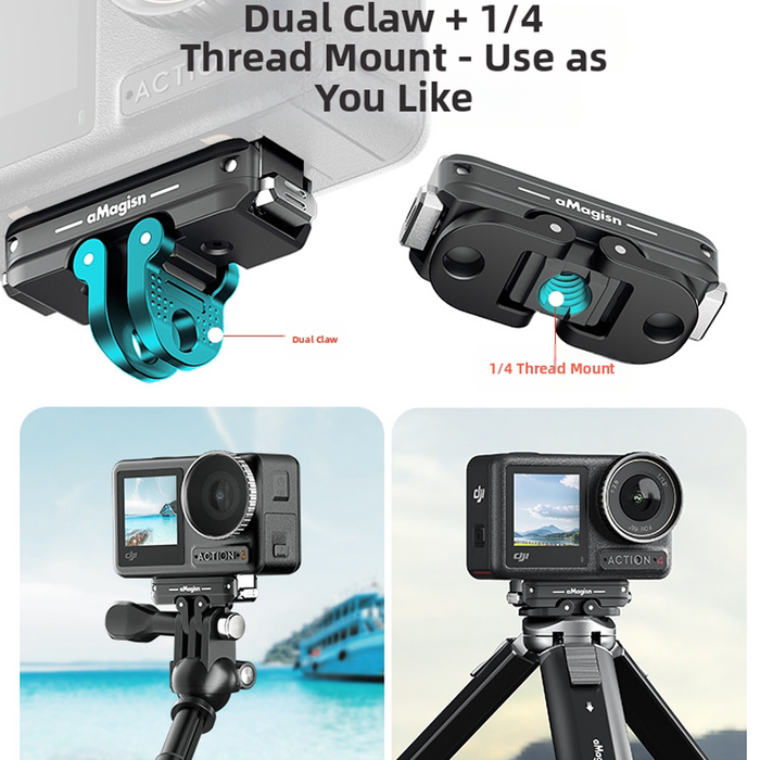 OEM (Generic) Metal Magnetic Quick Release Mount for DJI Osmo Nano/ 360/ Action 5 Pro/ Action 4/ Action 3