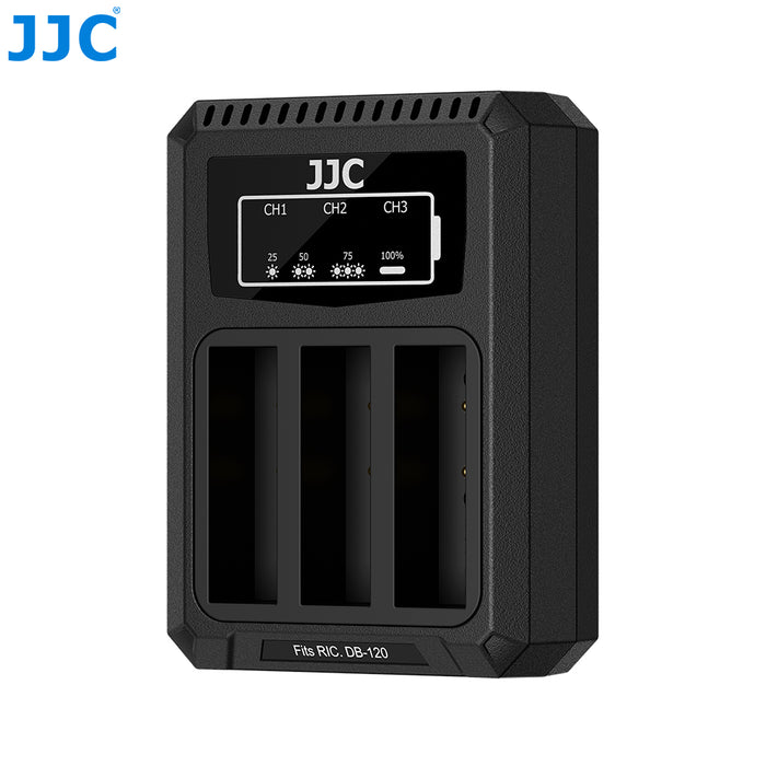 JJC DCH-DB120TC USB-C Multi Battery Charger for Ricoh DB-120 (Ricoh GR IV)