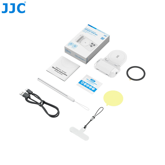 JJC MSG-P1 Series Magnetic Phone Grip (White)