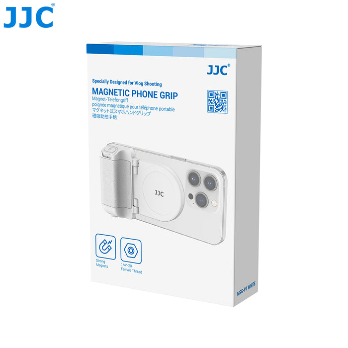 JJC MSG-P1 Series Magnetic Phone Grip (White)