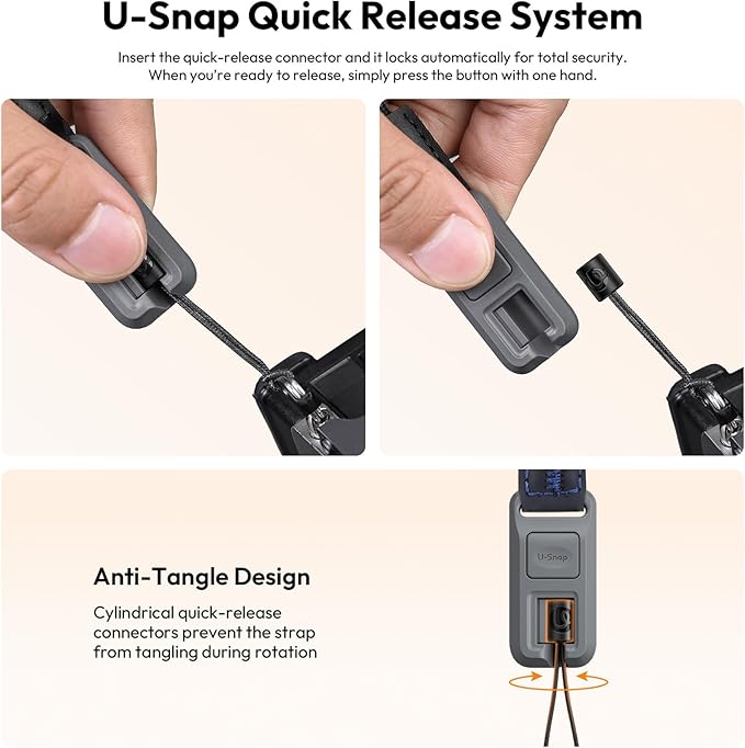 ULANZI CSS2 U-Snap Camera Shoulder Strap (Astral Blue)