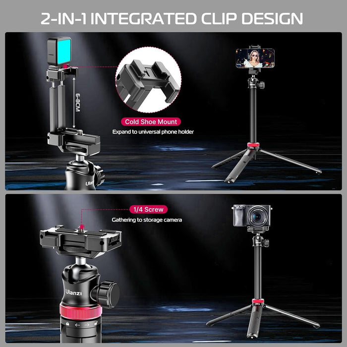ULANZI MT44B 2-in-1 2-in-1 Selfie Stick + Tripod