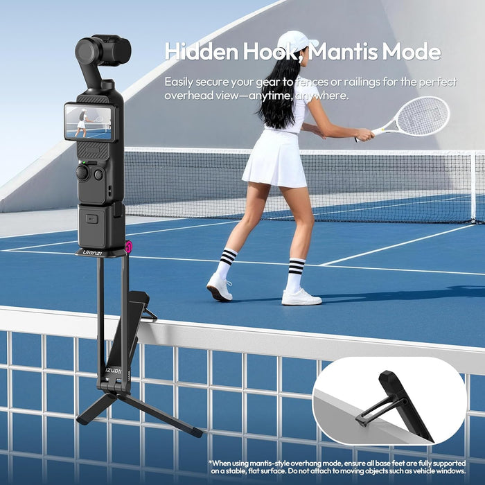 ULANZI MA66 Tripod Quick Release Plate w/ Built in Foldable Tripod for DJI Osmo Pocket 3