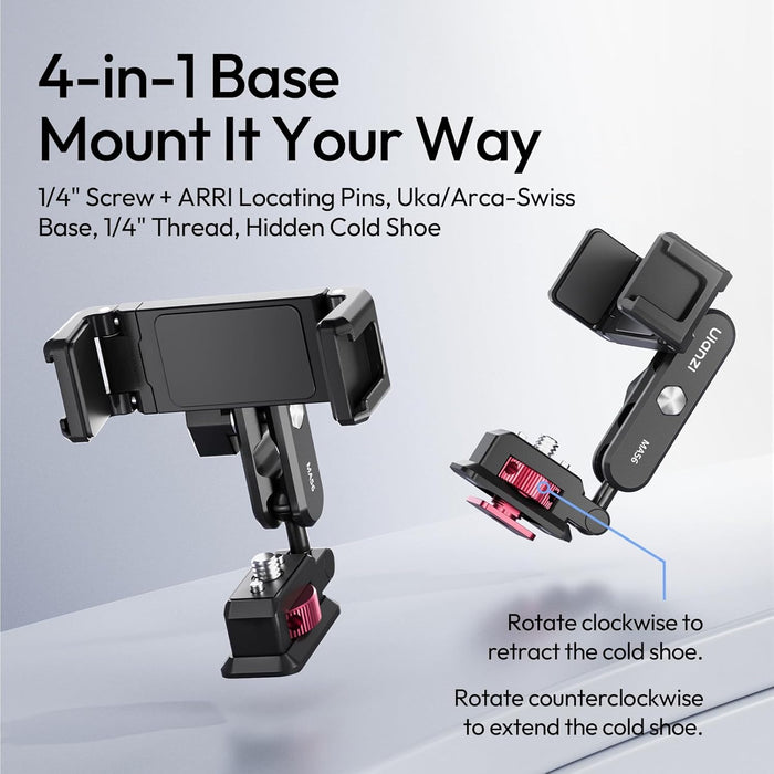 ULANZI MA56 4-in-1 Phone Clamp Mount - Phone Clamp Version