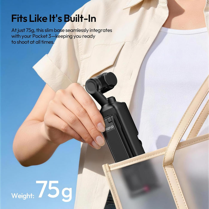 ULANZI MA66 Tripod Quick Release Plate w/ Built in Foldable Tripod for DJI Osmo Pocket 3