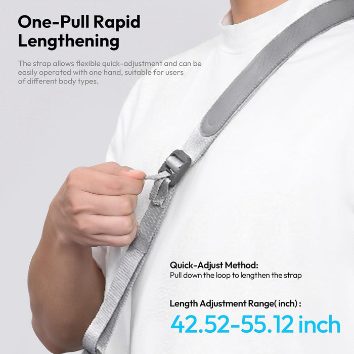 ULANZI CSS1 U-Snap Camera Shoulder Strap (Mercury Silver)