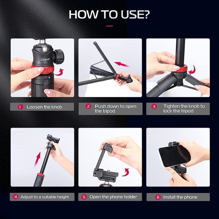 ULANZI MT44B 2-in-1 2-in-1 Selfie Stick + Tripod