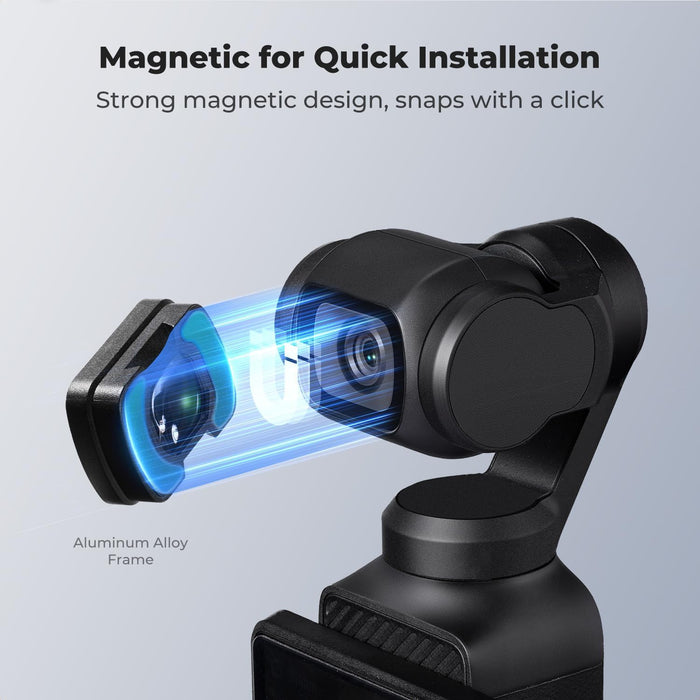 K&F CONCEPT Black Mist 1/4 + Wide-Angle Lens Filter & Lens Set for DJI Osmo Pocket 3/ 4