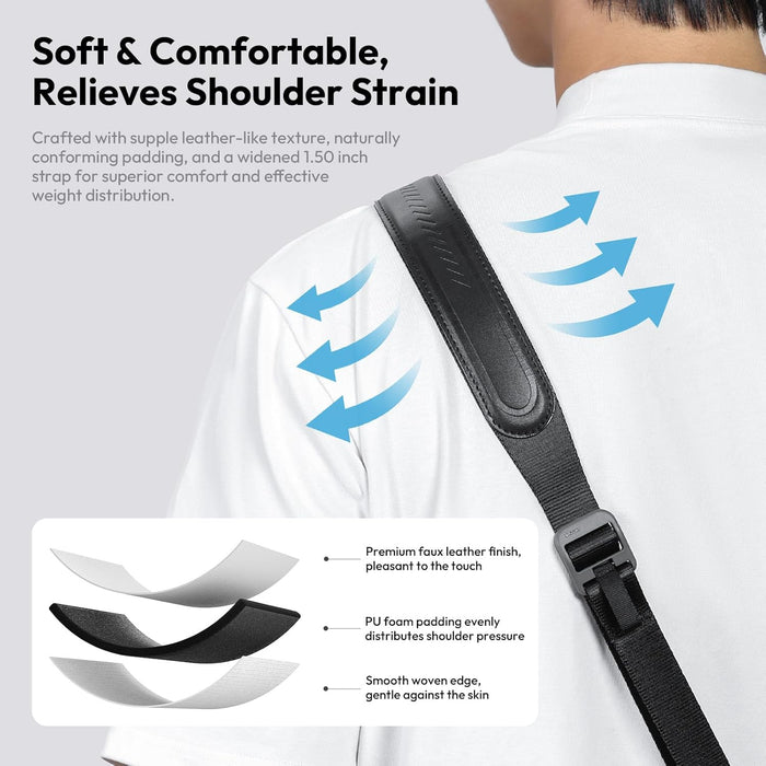 ULANZI CSS1 U-Snap Camera Shoulder Strap (Shadow Black)