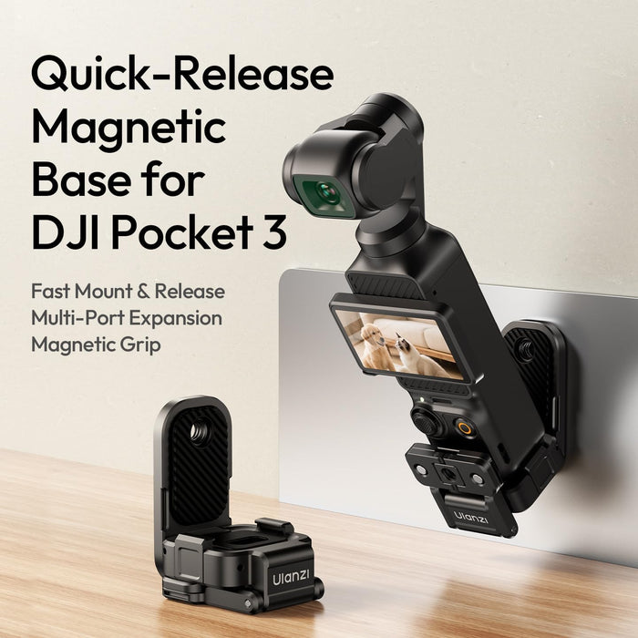 ULANZI PK16 Quick-Release Magnetic Base for DJI Pocket 3