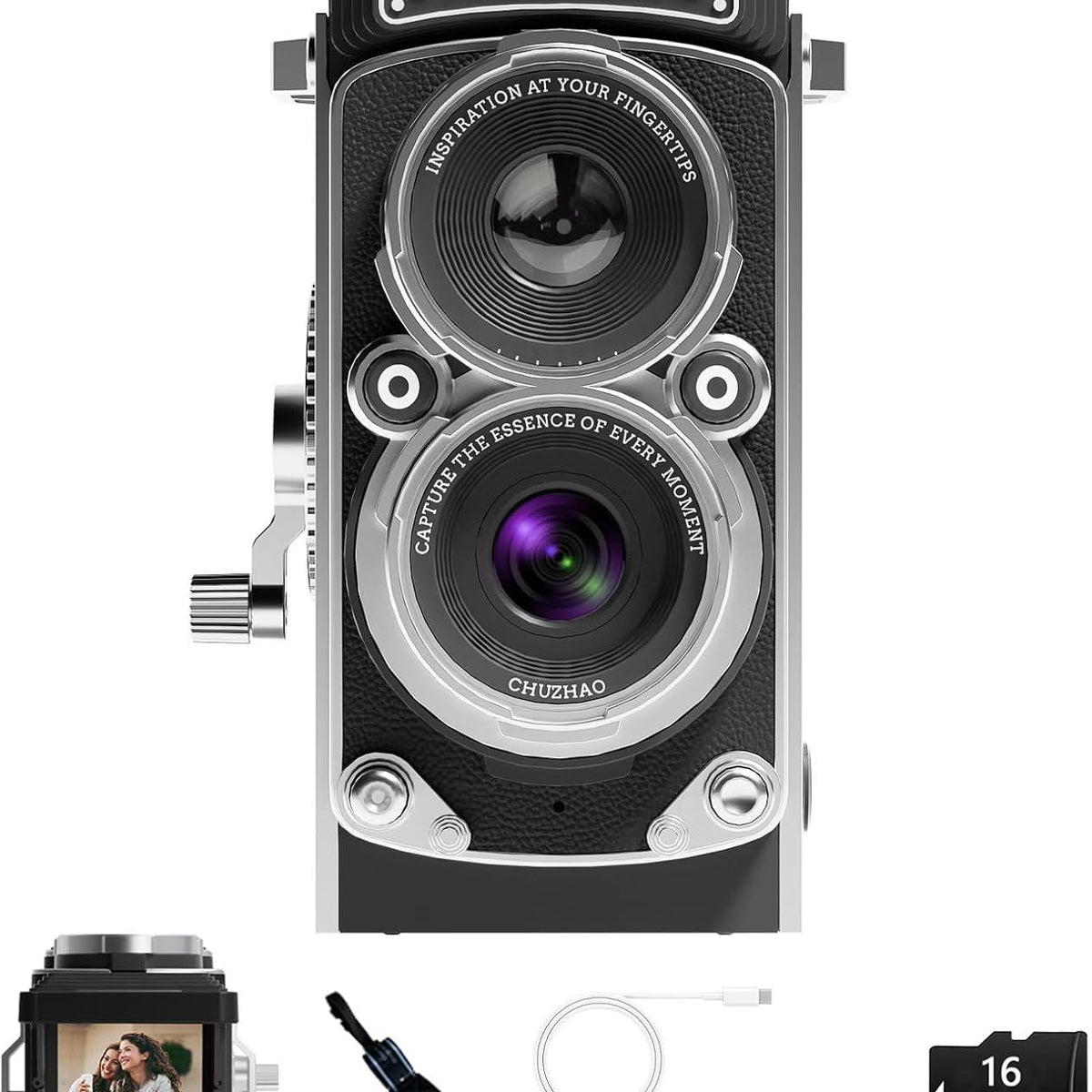 CHUZHAO M1 Retro TLR Style Mini Digital Camera — 673SHOP.com
