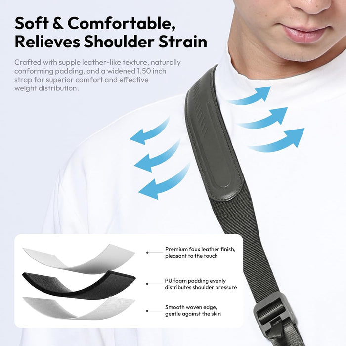 ULANZI CSS1 U-Snap Camera Shoulder Strap (Frost Pine Green)