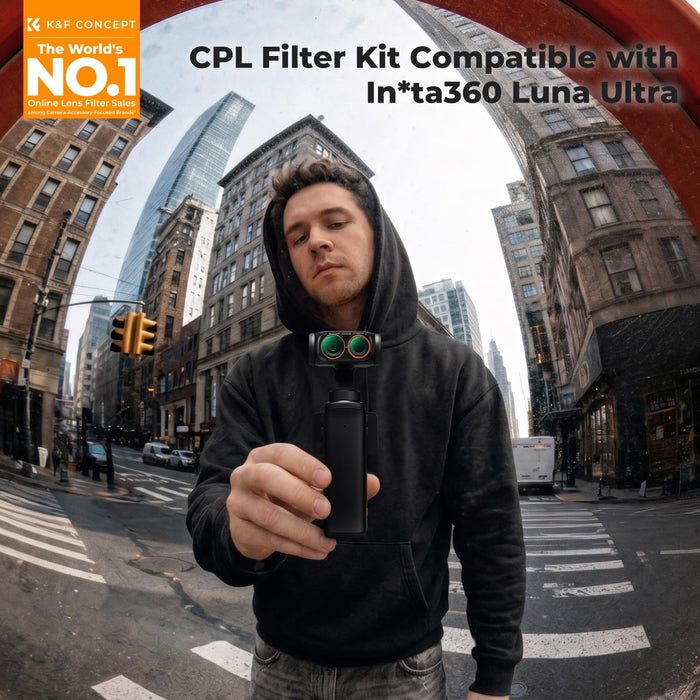 K&F CONCEPT CPL Filter for Insta360 Luna Ultra