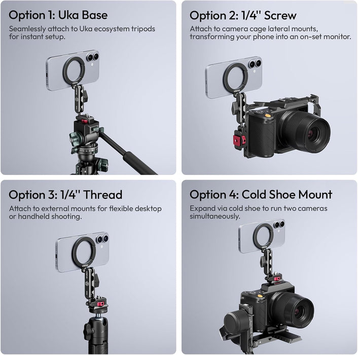 ULANZI MA56 4-in-1 Phone Clamp Mount - Magnetic Version