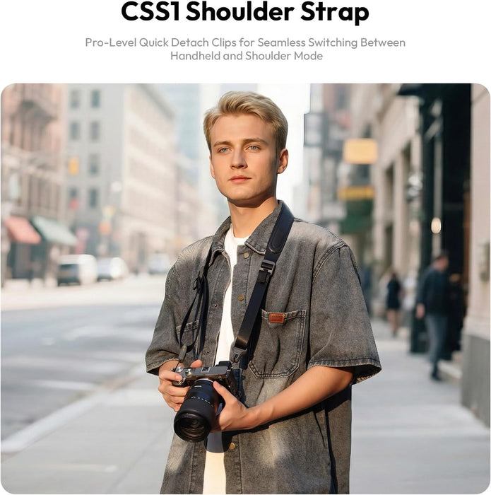 ULANZI CSS1 U-Snap Camera Shoulder Strap (Shadow Black)