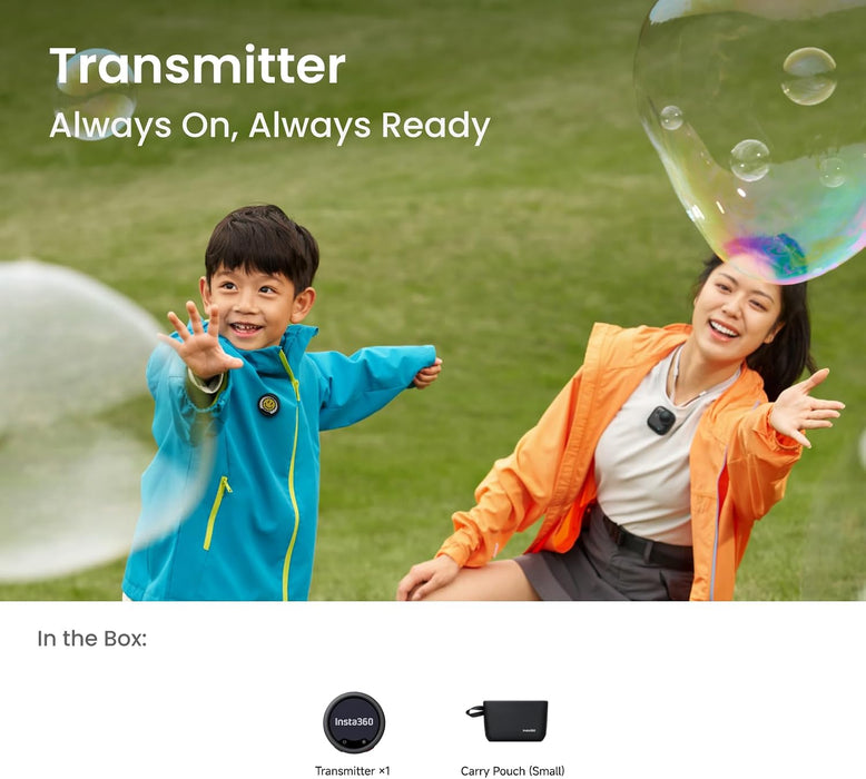 INSTA360 Mic Pro Transmitter (Black)