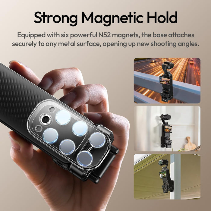 ULANZI PK16 Quick-Release Magnetic Base for DJI Pocket 3