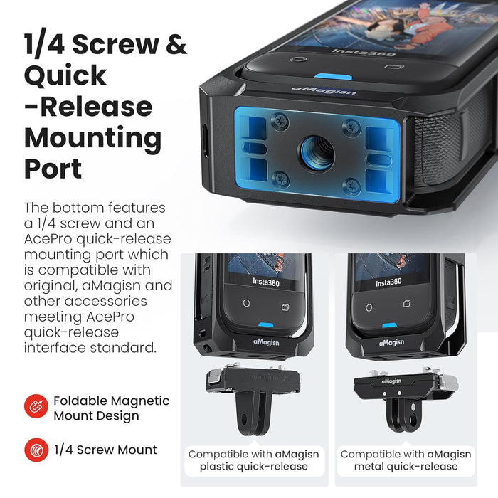 OEM (Generic) All Metal Utility Frame/ Protective Cage for Insta360 X5