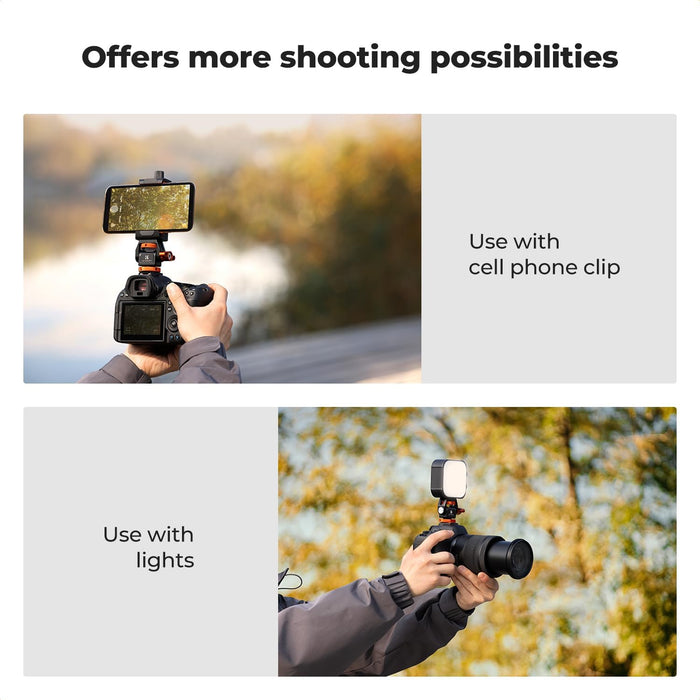 K&F CONCEPT MS42 Swivel & Tilt Camera Monitor Mount