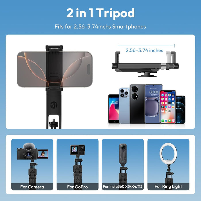 ULANZI TT23 Auto-Tracking Selfie Stick Tripod
