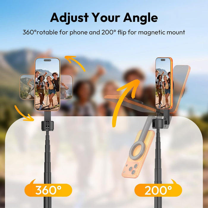 ULANZI SK26 2-in-1 Selfie Stick + Tripod - Magnetic Version