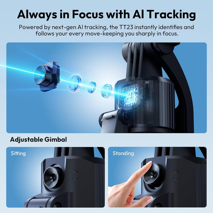 ULANZI TT23 Auto-Tracking Selfie Stick Tripod