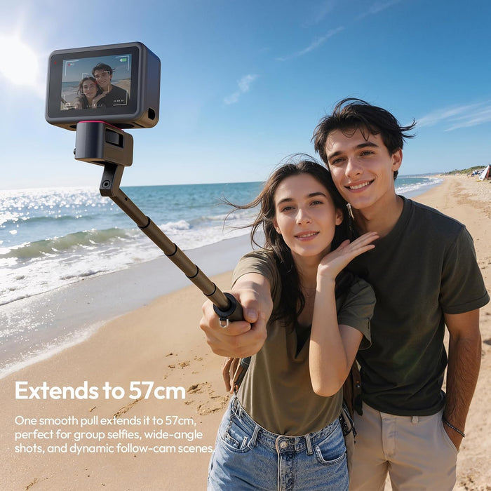 ULANZI MT98 Foldable Selfie Stick for Insta360 X Series 360 Camera