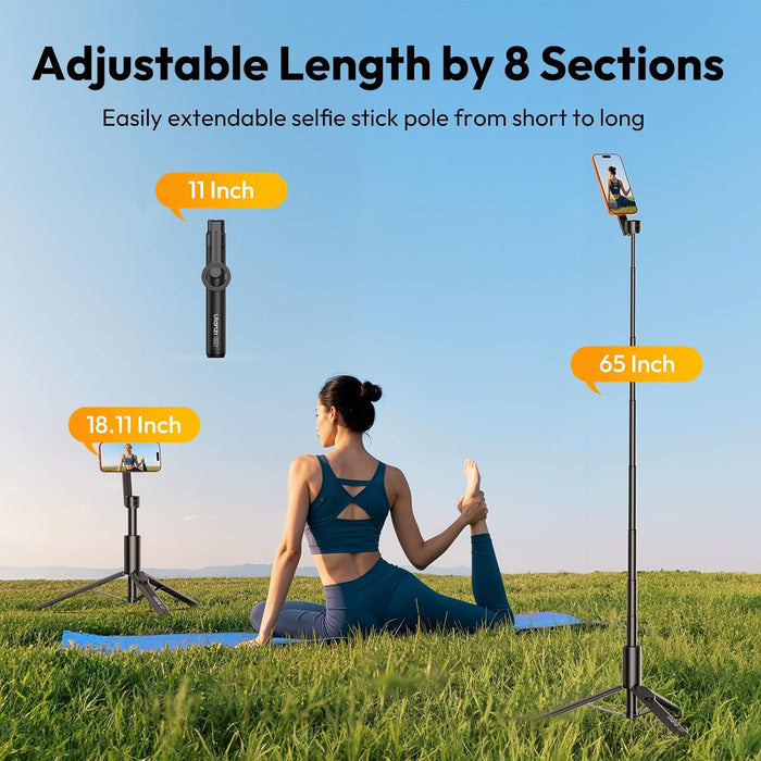 ULANZI SK27 2-in-1 Selfie Stick + Tripod - Magnetic Version