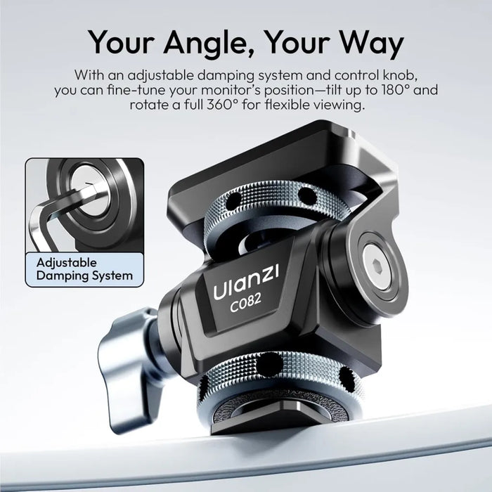 ULANZI C082 Adjustable Damping Swivel & Tilt Camera Monitor Mount