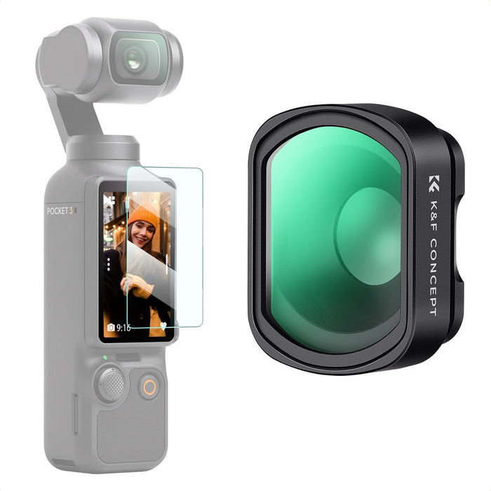K&F CONCEPT 10x Magnification Macro Lens for DJI Pocket 3 & 4