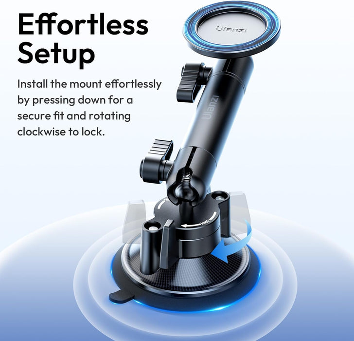 ULANZI ZJ06 Magnetic (MagSafe), Telescopic Phone Suction Cup Mount