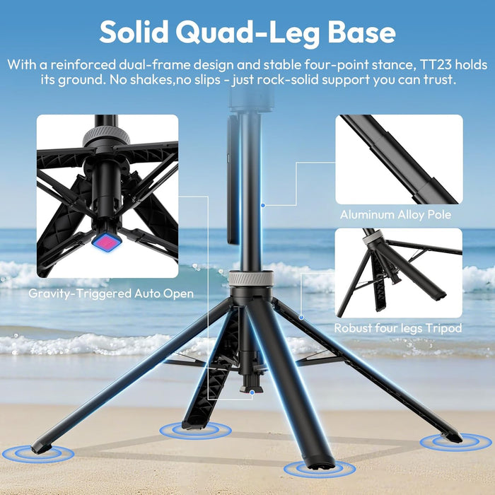 ULANZI TT23 Auto-Tracking Selfie Stick Tripod