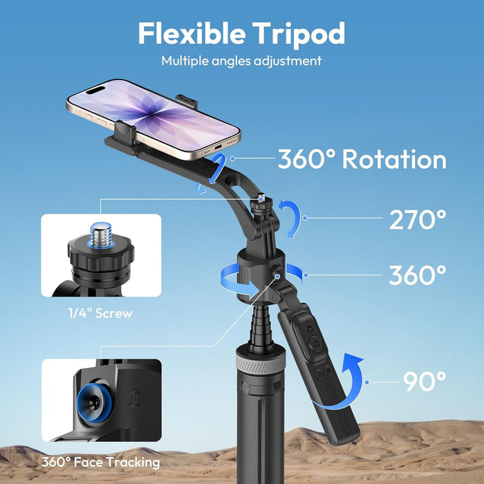 ULANZI TT23 Auto-Tracking Selfie Stick Tripod