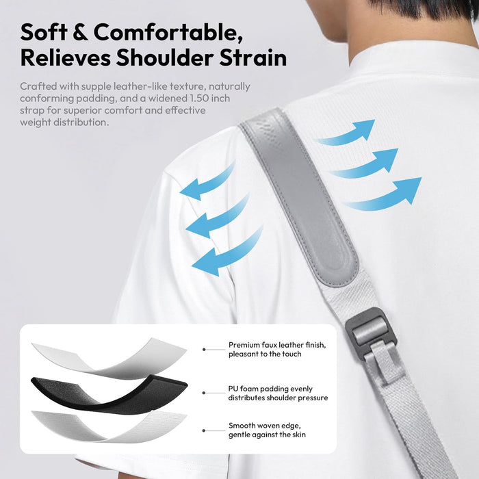 ULANZI CSS1 U-Snap Camera Shoulder Strap (Mercury Silver)