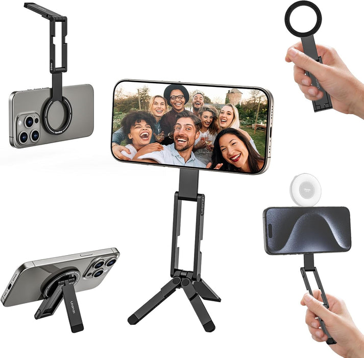 ULANZI MA60 Foldable Magnetic Phone Tripod (Black)