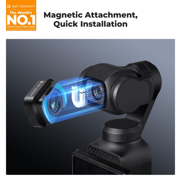 K&F CONCEPT 10x Magnification Macro Lens for DJI Pocket 3 & 4