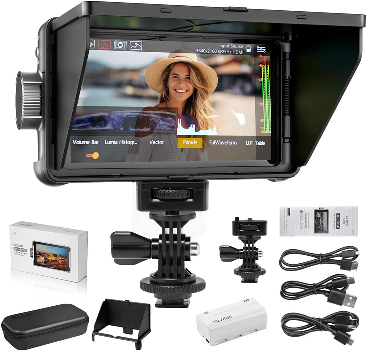 VILTROX DC-550 LITE 5.5" Portable HD External Monitor for Outdoor & Indoor Photography, Vlogging, Filmmaking