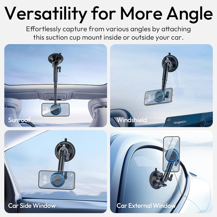 ULANZI ZJ06 Magnetic (MagSafe), Telescopic Phone Suction Cup Mount