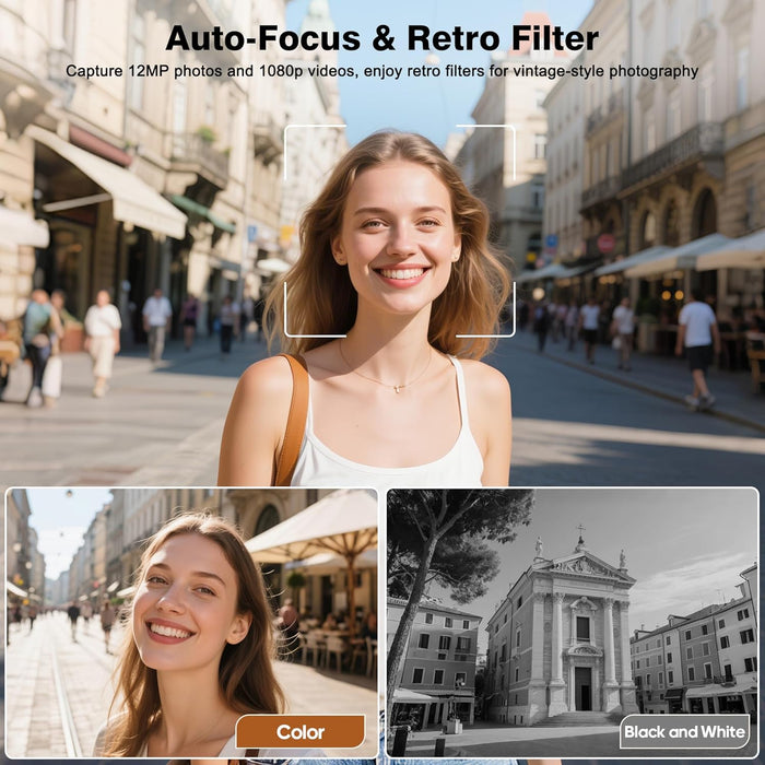 CHUZHAO M1 Retro TLR Style Mini Digital Camera
