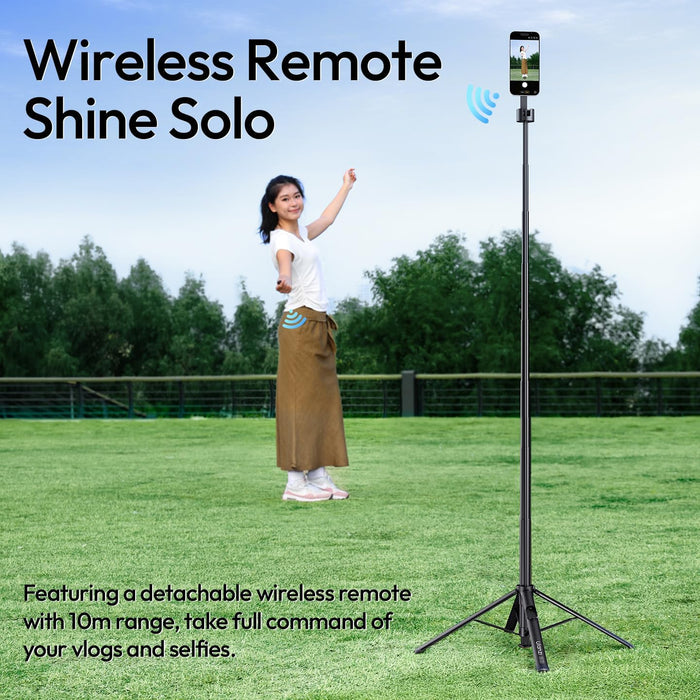 ULANZI SK21 Auto-Open 2-in-1 Selfie Stick + Tripod w/ 4 Legs - Magnetic Mount