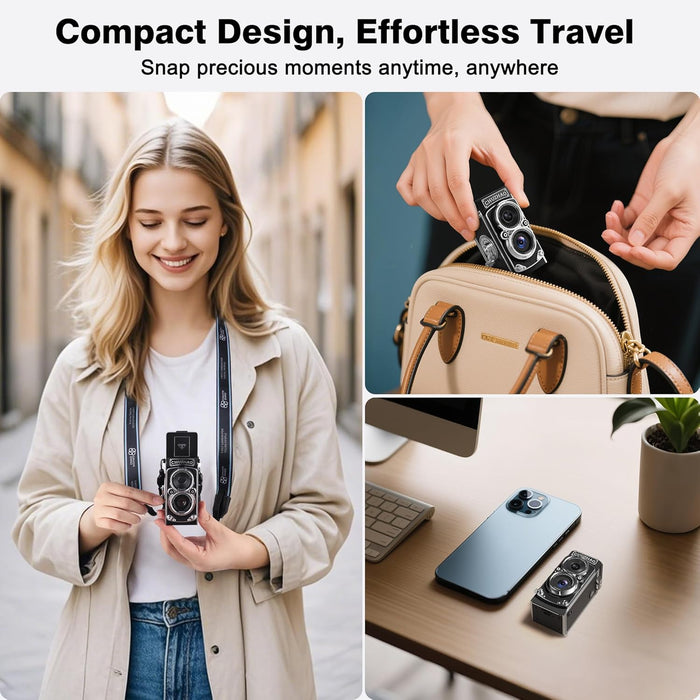 CHUZHAO M1 Retro TLR Style Mini Digital Camera