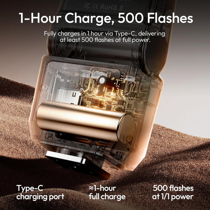 ULANZI SL03 Spark Lite Camera Flash (Black)