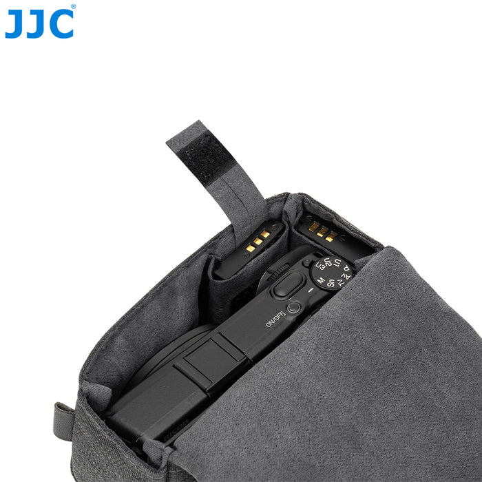JJC Compact Camera Pouch for Ricoh GR Series, Canon G7 Series, SX740 Series, Sony RX100 Series